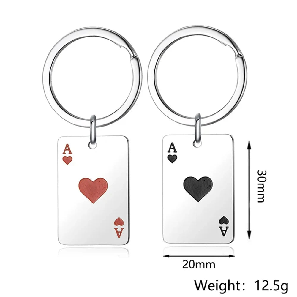 Playing Card Keychains